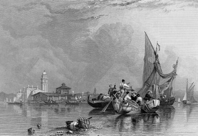 Murano, gravé par Robert Wallis, 1836 - Clarkson Frederick Stanfield